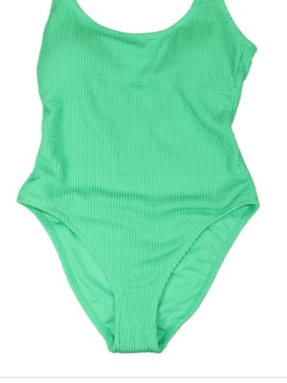 Salt + Cove Ribbed Texture Over-the-Shoulder Juniors One Piece Bathing Suit NWT - Picture 2 of 4